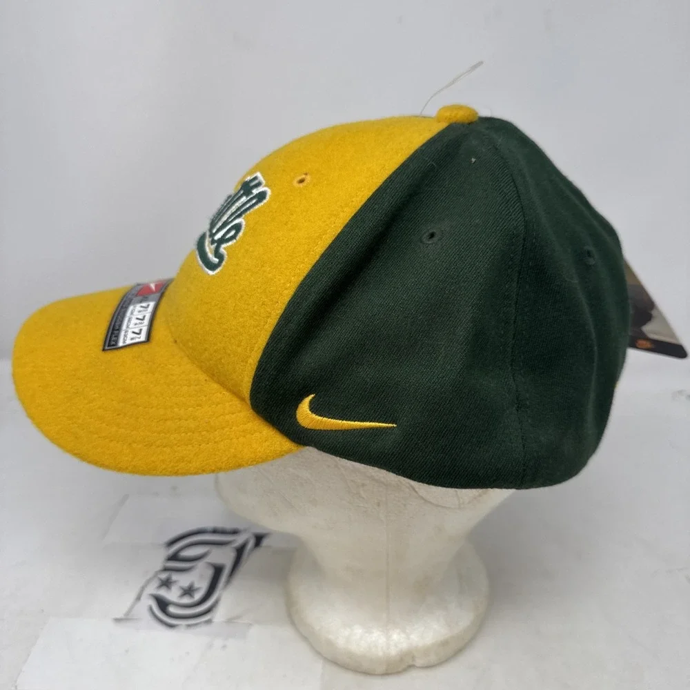 Vintage Seattle Super Sonics NBA Script Nike Fitted‎ Hat Cap Sz 7 5/8- 7/78 Wool